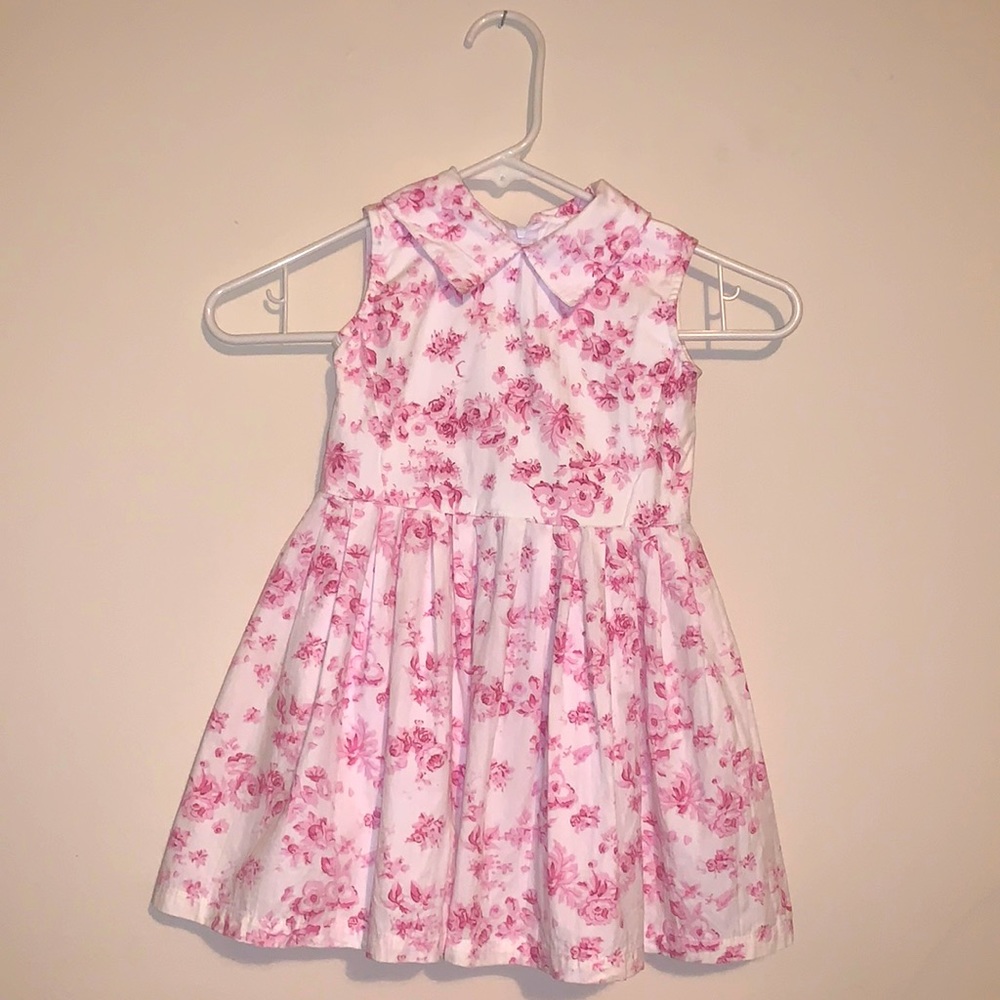 Flower Print Girls Dress